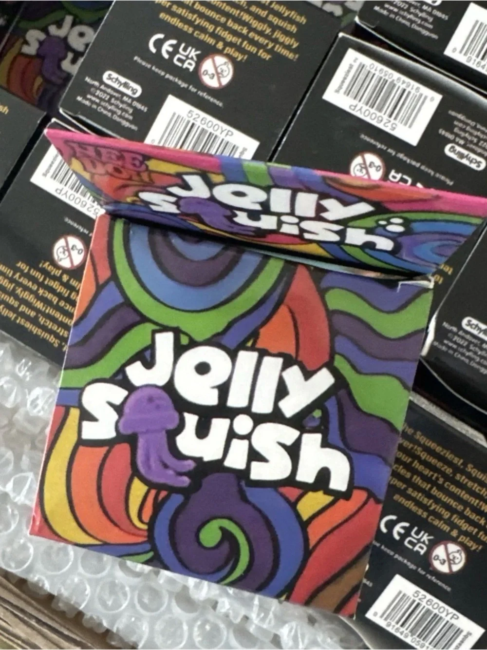 Jelly Squish Unbrand  Pink and Blue 100 piece Bulk Home squishy stress relief